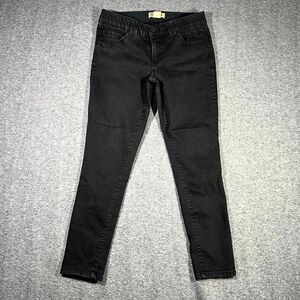 Democracy Jeans Womens 10 Black Skinny Ab Solution Stretch Dark Wash Denim